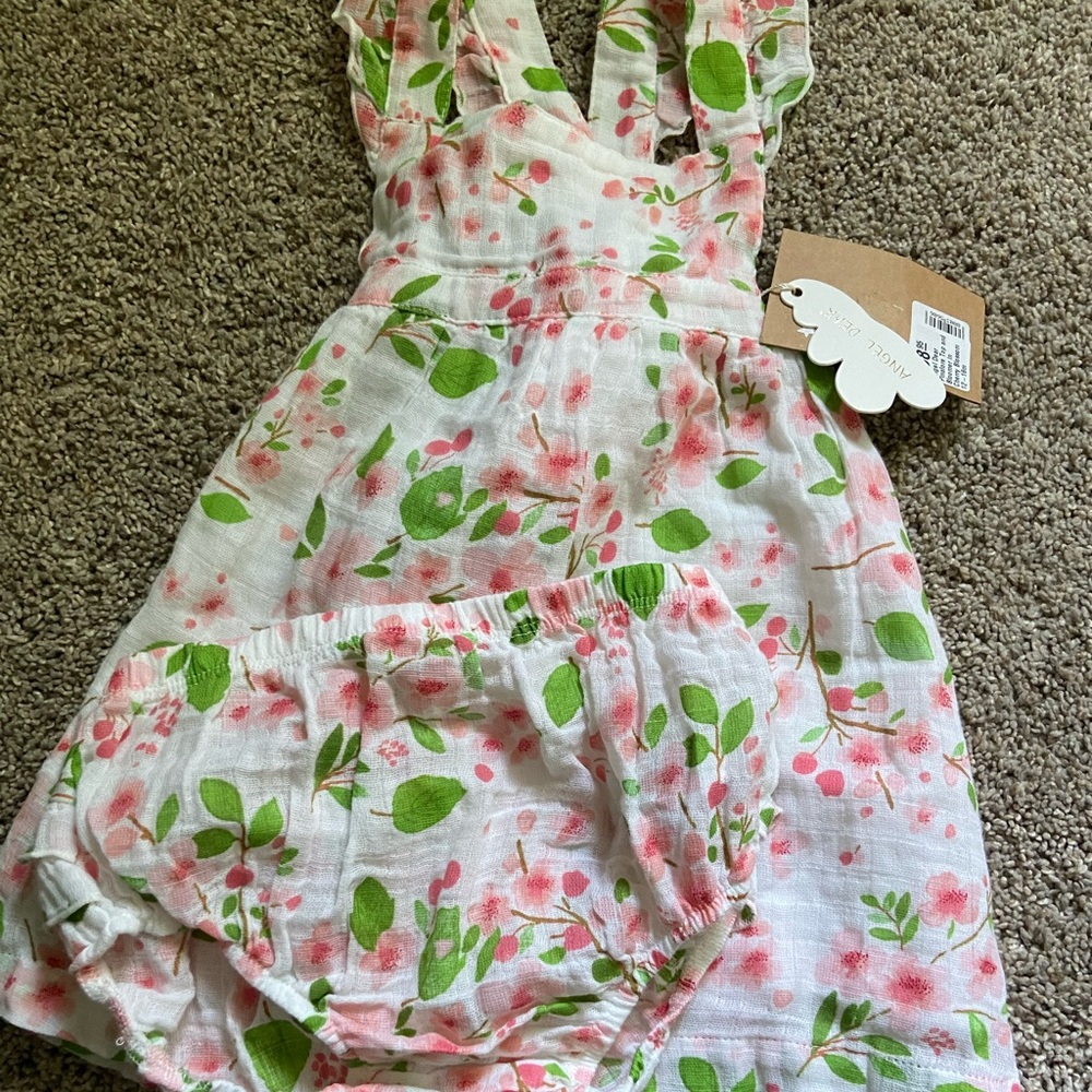 Angel Dear Dress and Bloomer set